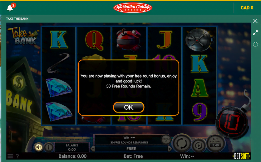 mobile casino with free bonus