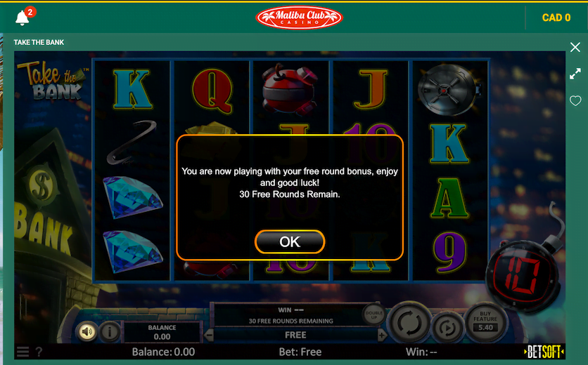 free spins online casino