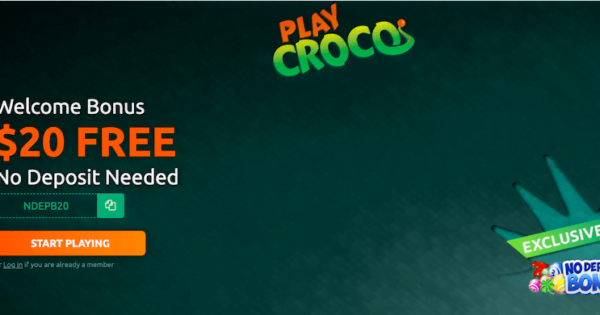 Playcroco no deposit free bonus Playcroco no deposit free bonus