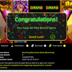 50 Free Spins at WinnerZon Casino