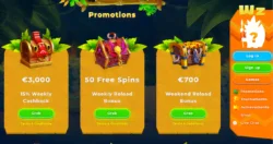 $750 + 200 Spins at Wazamba