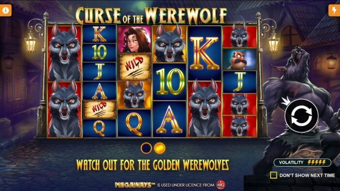 New Game: Curse of the Werewolf Megaways