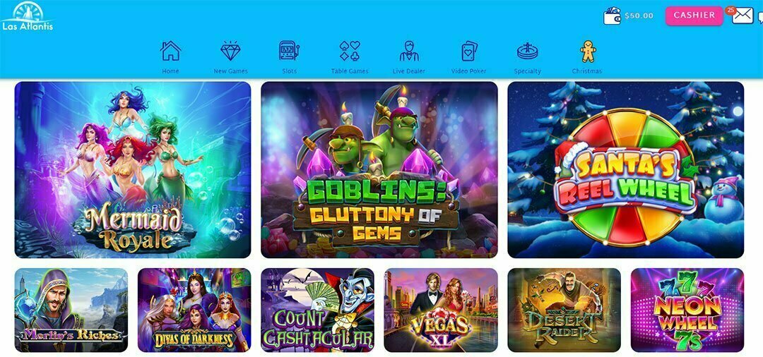 Las Atlantis Casino No Deposit Bonus Codes for April 2025