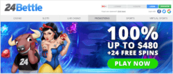 24 Free Spins at 24Bettle