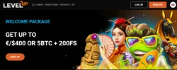 100% up to $100 + 100 Free Spins at LevelUp Casino (AU/NZ/CA)