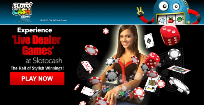 Live Dealer – Now Mobile @ Slotocash