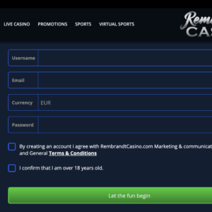 10 Free Spins at Rembrandt Casino