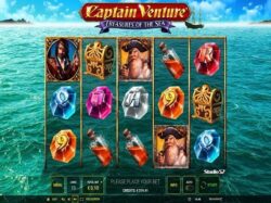 Sail away with Captain Venture: Treasures of the Sea.