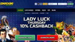 30 Free Spins at ComixCasino