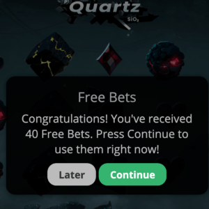 40 Free Spins at 77 Spins