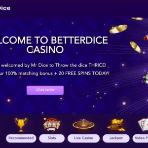 20 Free Spins Better Dice Casino
