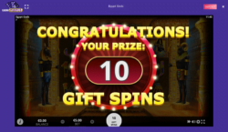 10 Free Spins at CasinoPurple