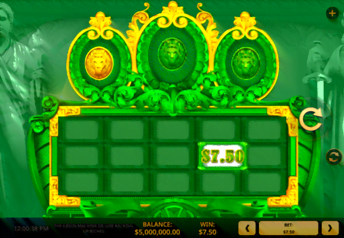 The Green Machine Deluxe: Racking up Riches