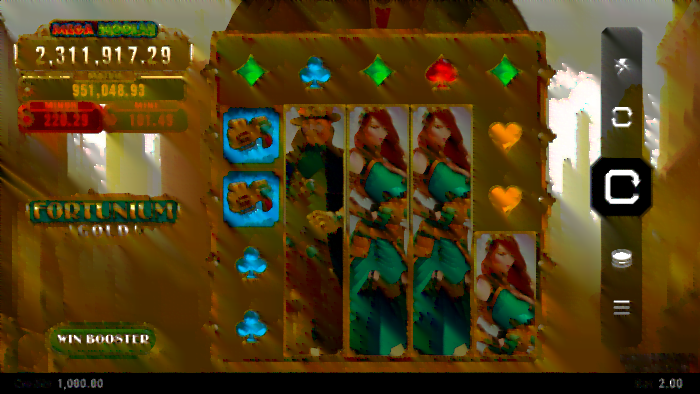 All that glitters is the Fortunium Gold Mega Moolah online slot!