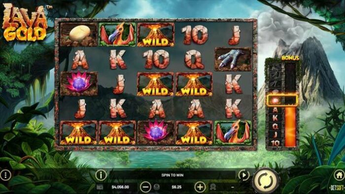 Get ready for an eruption of winnings with Lava Gold