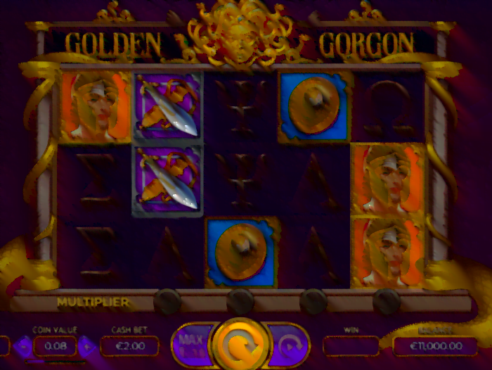 Play for legendary winnings with the Golden Gorgon