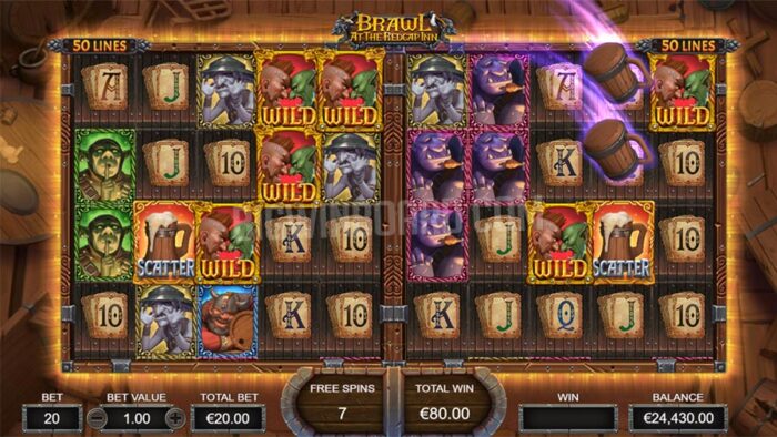 Online slot review: Brawl at the Redcap Inn