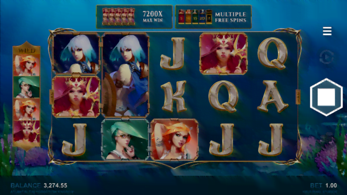 Rule the jackpots in Atlantis: The Forgotten Kingdom