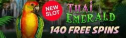 *New Slot* Claim up to 140 Free Spins on Thai Emerald