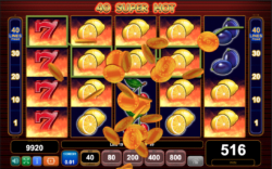 Double Up with 40 Super Heated Sevens