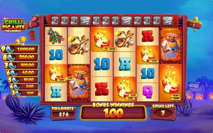 Spin the reels with Chili Picante Megaways