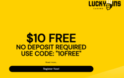$10 No Deposit Bonus at Lucky Wins