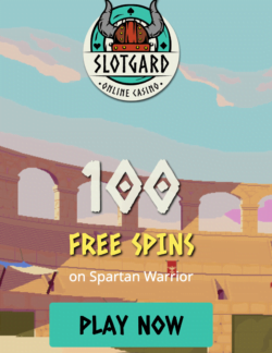 100 Free Spins at Slotgard