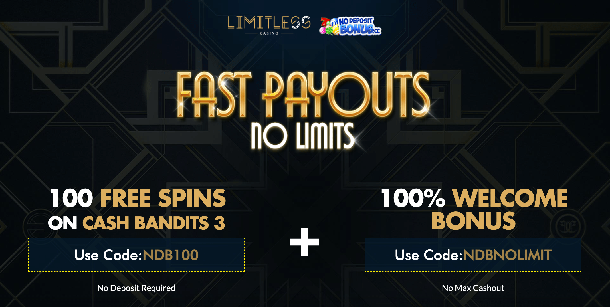 100 Free Spins at Limitless Casino No Deposit Bonus