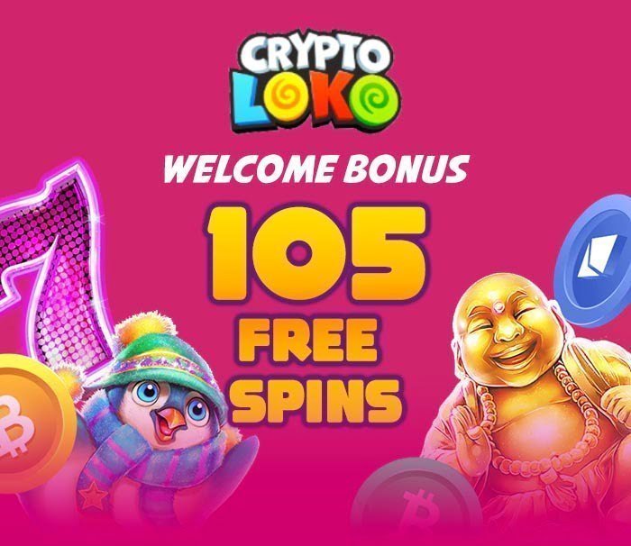 105 Free Spins at Crypto Loko No Deposit Bonus