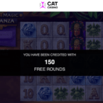 150 Free Spins at Cat Casino bonus code