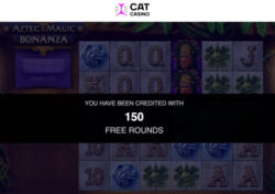 150 Free Spins at Cat Casino