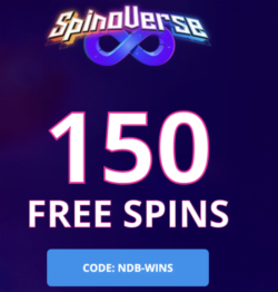 150 Free Spins at Spinoverse
