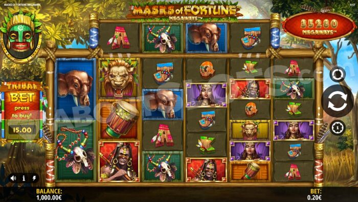 Uncover treasures galore with Masks of Fortune Megaways