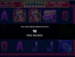 10 Free Spins on ‘Elvis Frog’ at BetMaximus