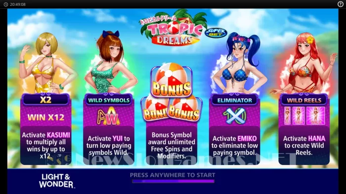 Tropic Dreams online slot review