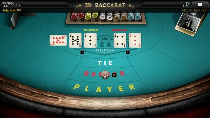 Learning to play online Baccarat