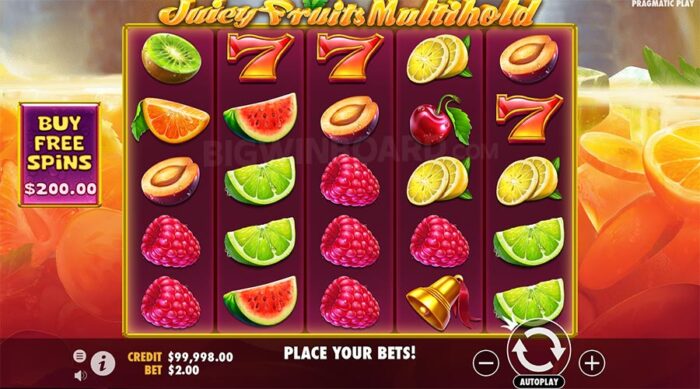 Find out what winning tastes like with Juicy Fruits Multihold
