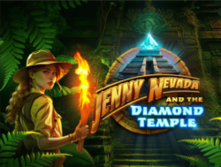 75 Free Spins on ‘Jenny Nevada and the Diamond Temple’ at SpinDimension