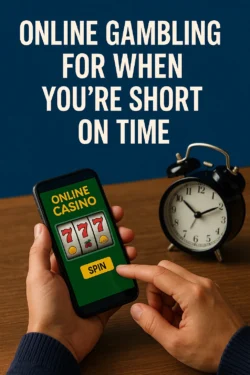 Gambling online when you’re short on time