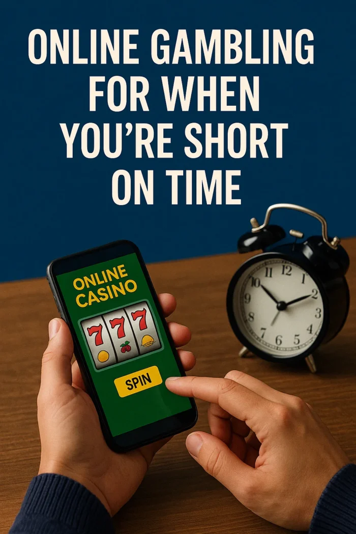 Gambling online when you’re short on time