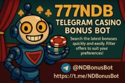 Introducing the 777NDB Telegram Casino Bot: Your Bonus Companion