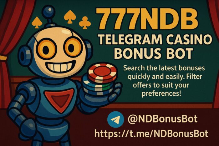 Introducing the 777NDB Telegram Casino Bot: Your Bonus Companion