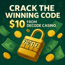 Crack the winning code with $10 from Decode Casino