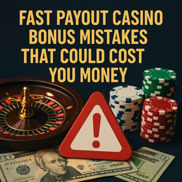 Fast Payout Casino Bonus Mistakes That Could Cost You Money