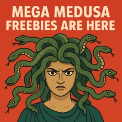 Mega Medusa Freebies Are Here
