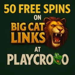 Roar into Wins with 50 Spins on Big Cat Links at Play Croco