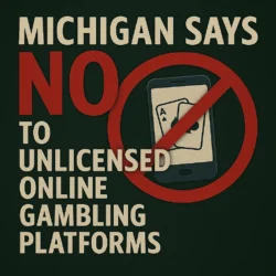 Michigan says NO to unlicensed online gambling platforms