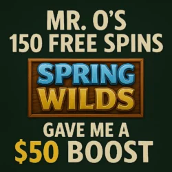 Mr. O’s 150 Free Spins Gave Me a $50 Boost on Spring Wilds