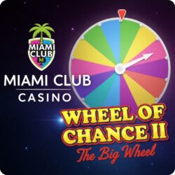 Miami Club Casino Free Spins – 50 Spins on Wheel of Chance II