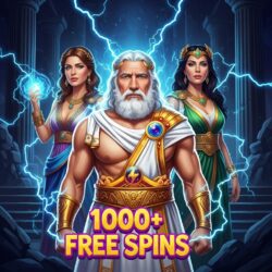 Over 1000 Free Spins on Fortunate Zeus!